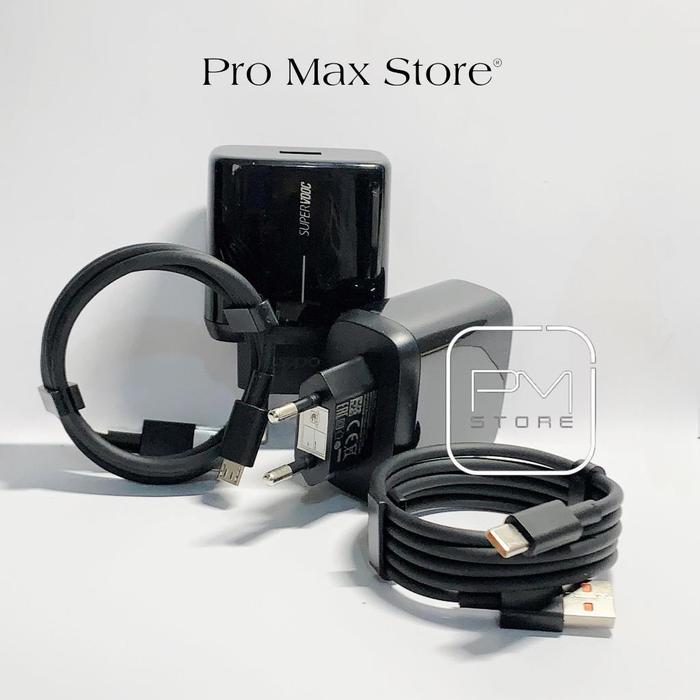 PM - Charger 120w Oppo Reno 10Pro+ Super Vooc Micro Dan Type C | Casan Reno 10Pro Plus 120watt Super