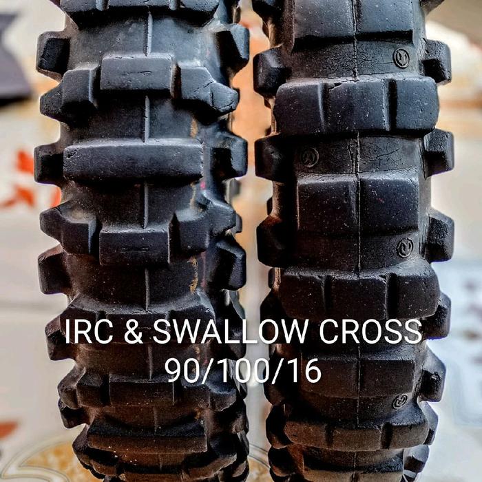 IRC & SWALLOW CROSS Ban Trail Ring 16 90/100/16 sangat layak pakai kondisi 85%