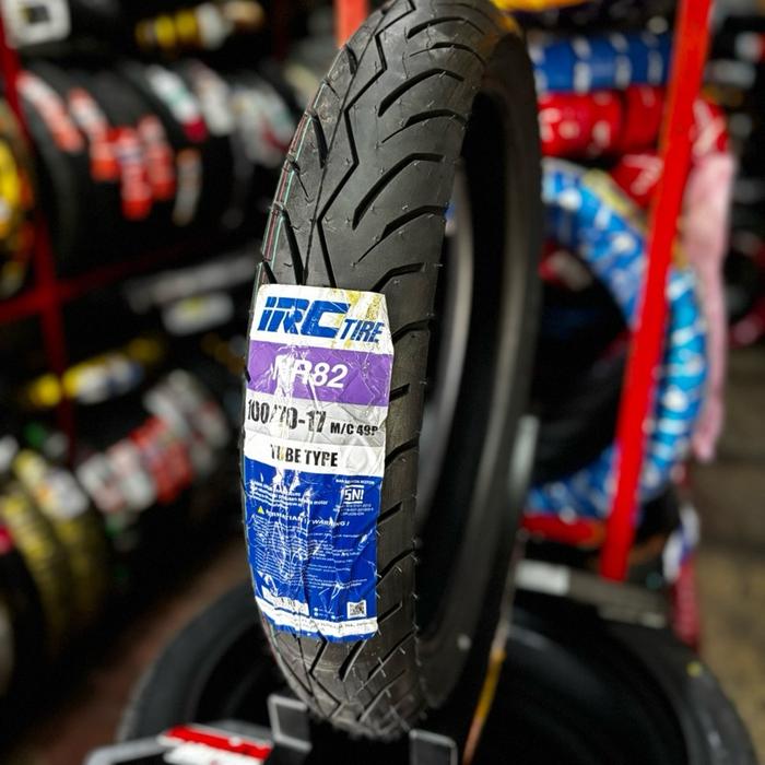 Ban IRC NR82 100/70-17 70/90-17 tidak tubeles standar Jupiter MX new 135 ban bebek 17