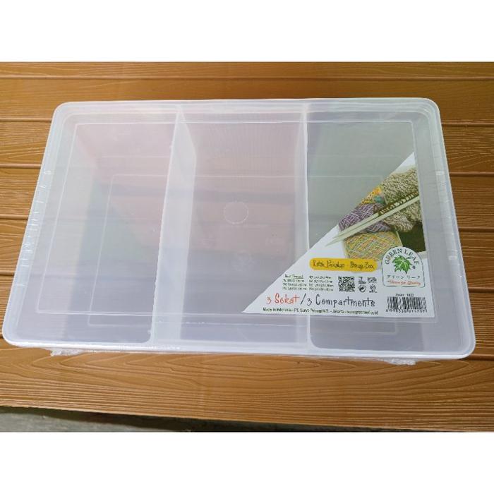 GREEN LEAF REIKO KOTAK SEKAT/KOTAK PERKAKAS 3 SEKAT / KOTAK OBAT 1420