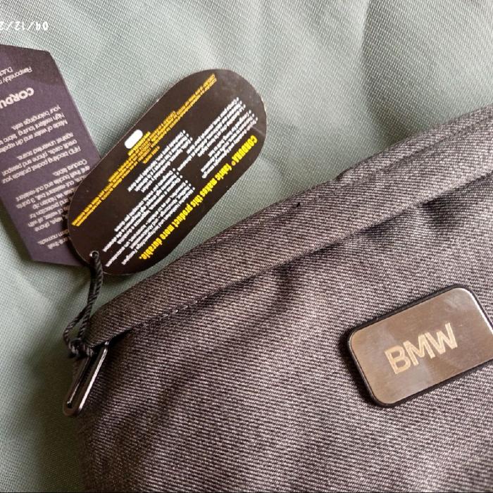 original codura tas BMW waistbag waist bag new baru tag Dark grey mantafs x puma x adidas x nike