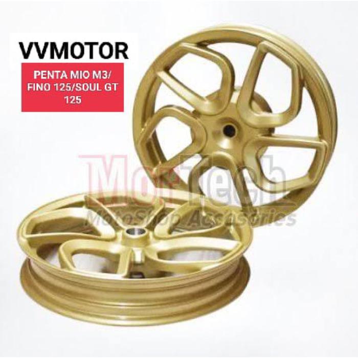 VELG RACING MIO M3/MIO Z/FINO 125/SOUL GT 125/GEAR 125 CHEMCO PENTA 1SET UK 215/250-14PNP