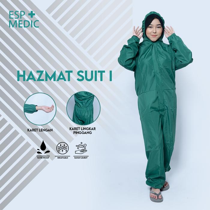ESP MEDIC - BAJU COVERALL APD HAZMAT | BAJU APD HAZMAT SUIT | APD REUSABLE | HAZMAT SUITE | HAZMAT E