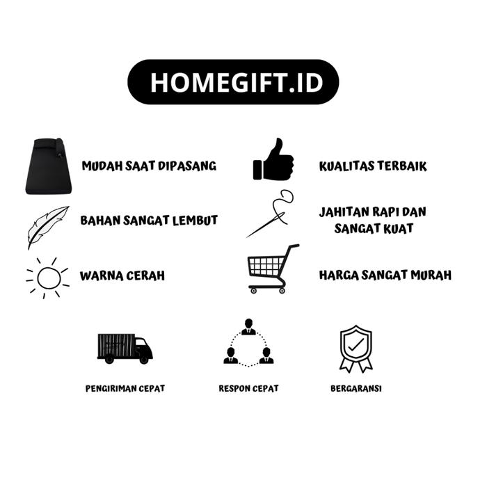 Sprei Single 80x180x20 cm β Sprei Kasur Tinggi 20 cm