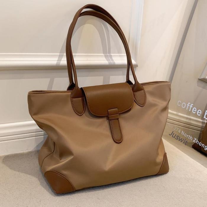 TAS TOTE BAG WANITA KULIT MINISO KOREA FASHION BIG SIZE LAPTOP KULIAH