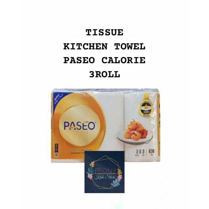 1 PCS tissue paseo kitchen towel 3 roll/tisue tisu dapur calorie absorb
