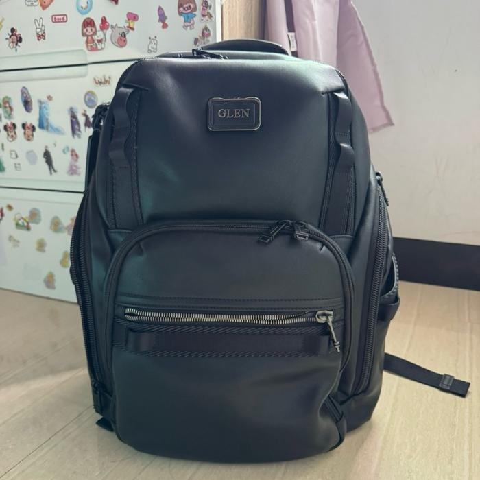 TUMI Alpha Bravo Search Backpack Full Leather Original Tas Ransel Kulit Asli dengan Desain Elegan da