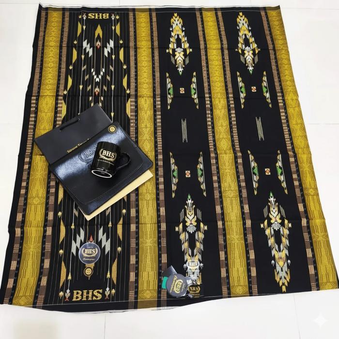 BIG SALE SARUNG BHS Masterpiece MS Type SGE GOLD Sarung BHS Masterpiece Gold Motif M81 SDB Coklat 01