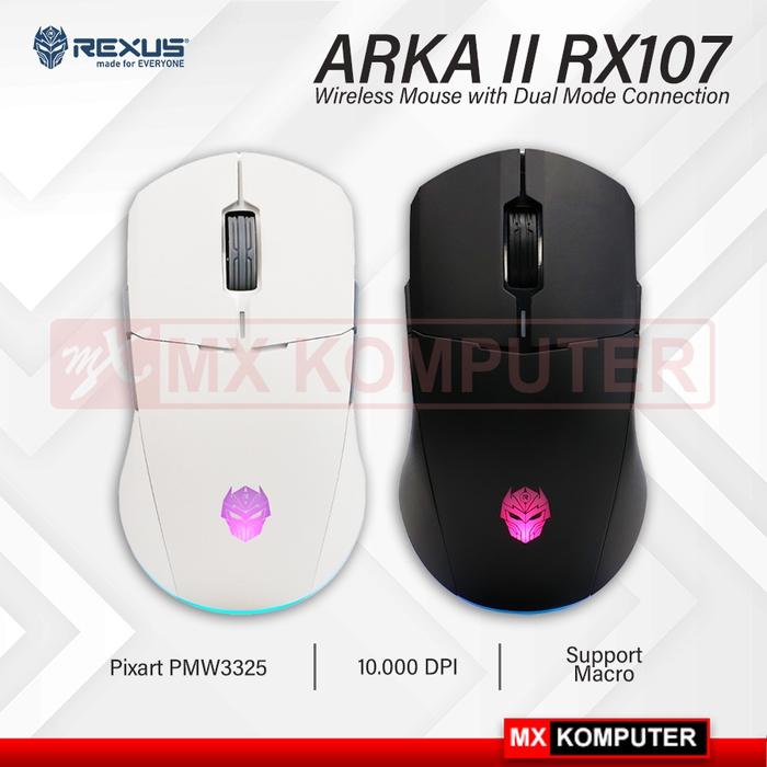 REXUS ARKA II RX-107 Wireless Dual Conection Gaming Mouse ARKA 2 RX107