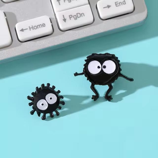 pin Bross Studio Ghibli Susuwatari - Anime Studio Ghibli Kawaii