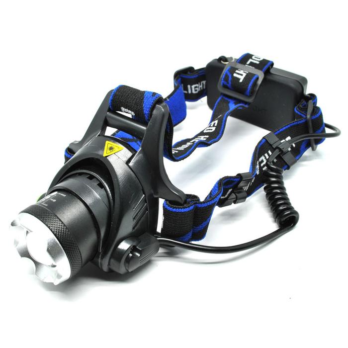 Senter Kepala Headlamp Head Lamp Lampu 1 LED Cree XML-T6 - HD-LD Senter Kepala Super Terang Senter K
