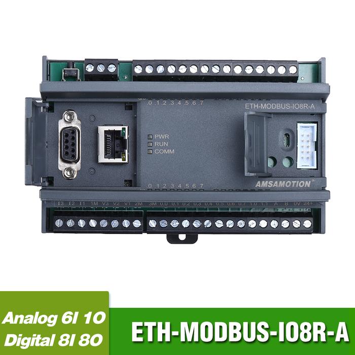 ETH-MODBUS-IO8R-A Ethernet PLC Module MODBUS TCP RTU RS485 Converter