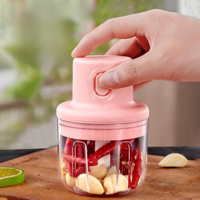 Blender Chopper Mini USB / Mesin Penumbuk Bawang Putih Elektrik USB/Mini Chopper Blender Portable Pe