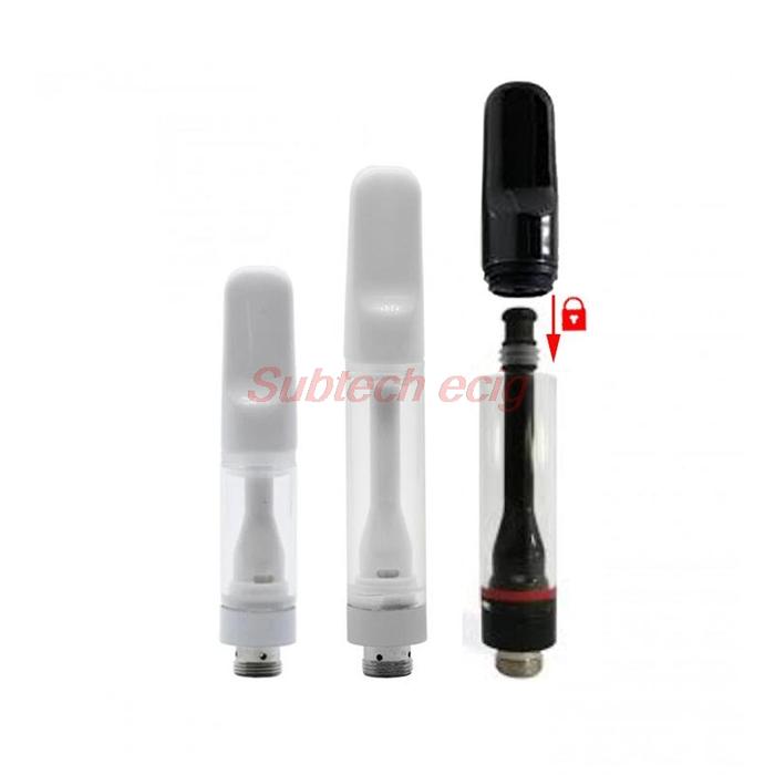 5pcs Top Filling 0.5ml 1ml 510 Thread Full Ceramic CBD thick Oil