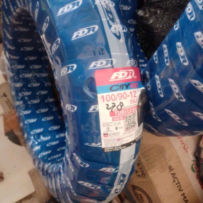 ban luar matic depan/belakang fino scoopy fdr 100/90-12 velek 12