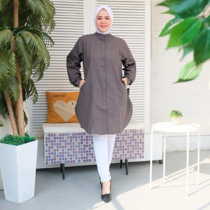 Tunik Jumbo Katun Paris Premium | Guangzhou -1006