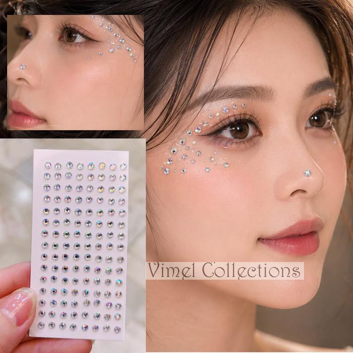Anting Hidung Tempel Anting Hidung Tanpa Tindik Sticker Gem Anting AT1069