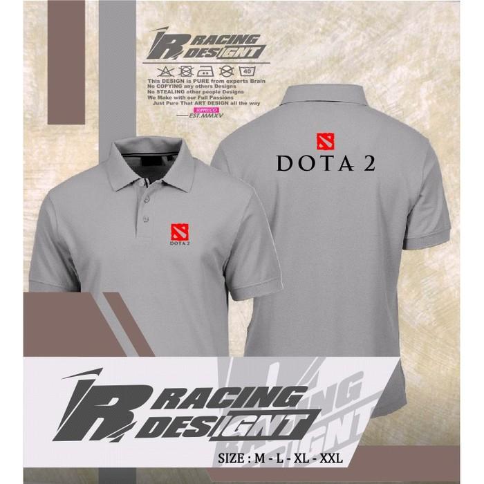 ( HOT ITEM ) Poloshirt / Kaos Polo Dota 2 Terbaru Kualitas Distro -IR -kharmen