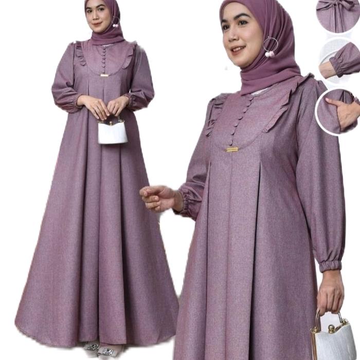 gamis asyifa Muslim Dewasa