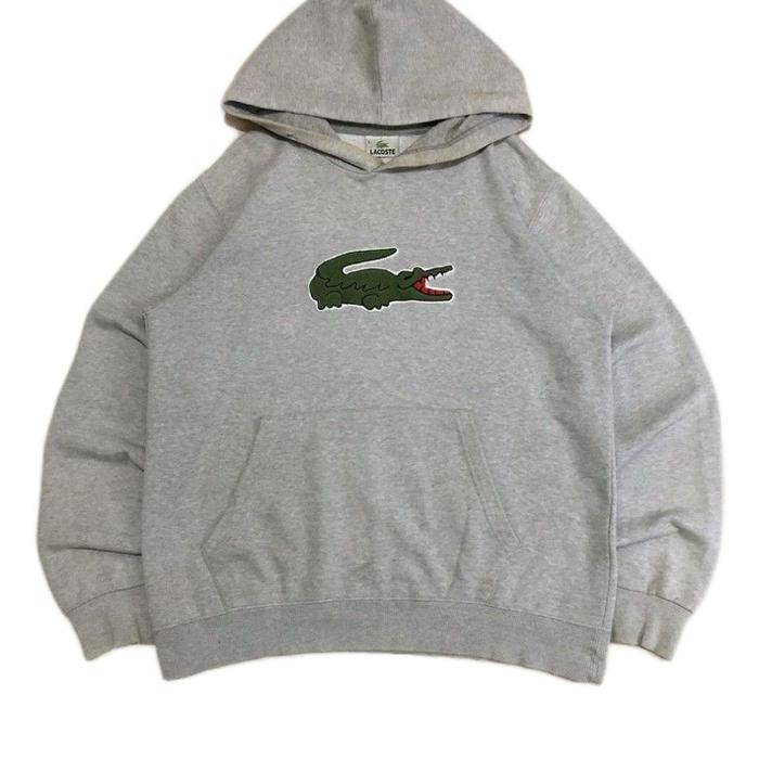 Hoodie Lacoste Big Logo Bordir