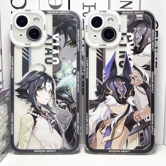 Genshin Impact Xiao Cyno Yelan Yae Miko Venti Phone Case For iPhone