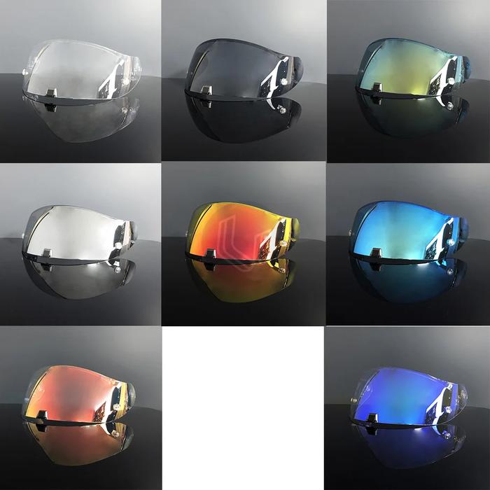 Motorcycle helmet Visor Anti-UV PC visor Lens r1 Model Smoke Dark Replacement Visor For Scorpion Exo