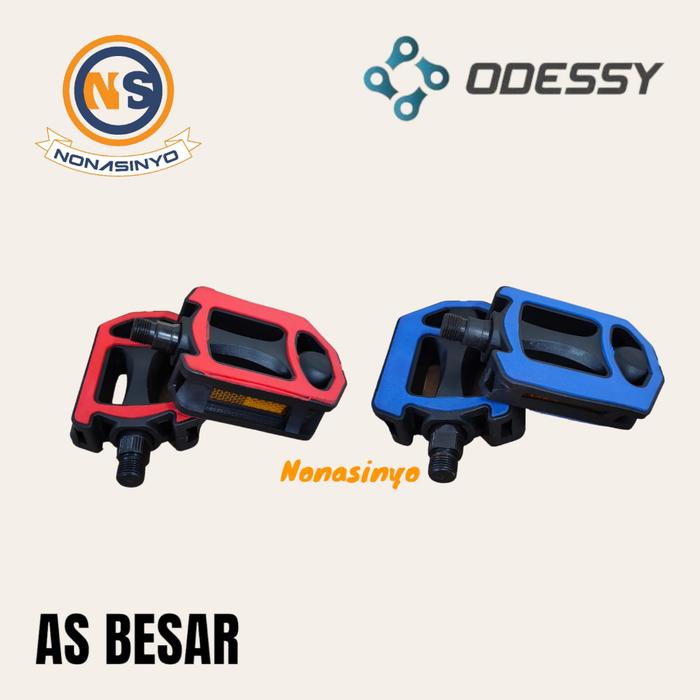 pedal sepeda mtb fixie lipat ctb as besar odessy 809