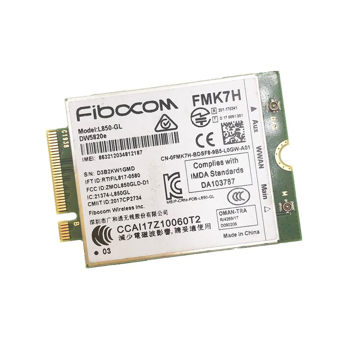 DW5820e 284DC Fibocom L850-GL LTE/WCDMA 4G WWAN Card Module for DELL