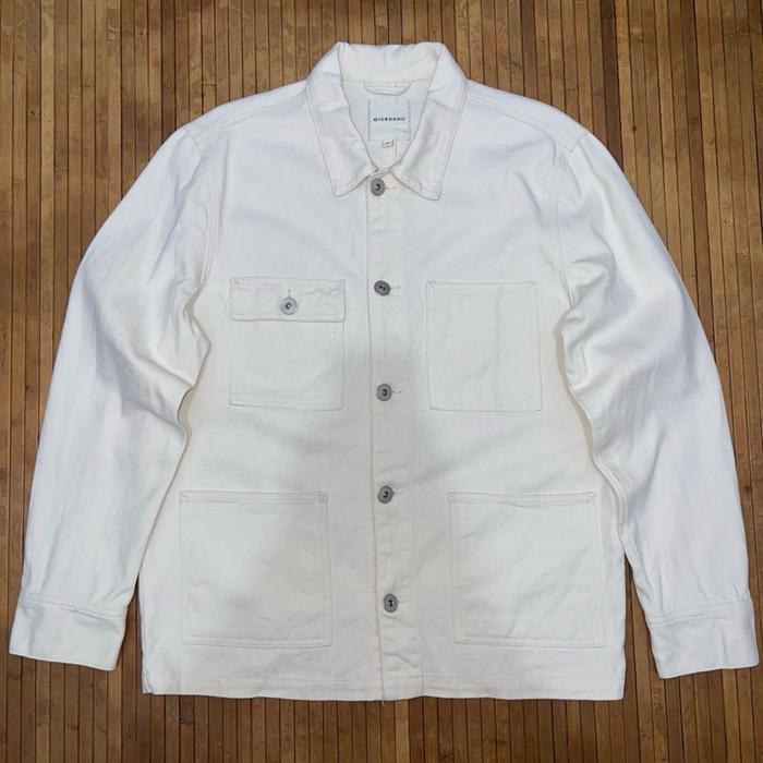 GIORDANO IVORY CHORE DENIM JEANS JACKET carhartt dickies 874 gramicci