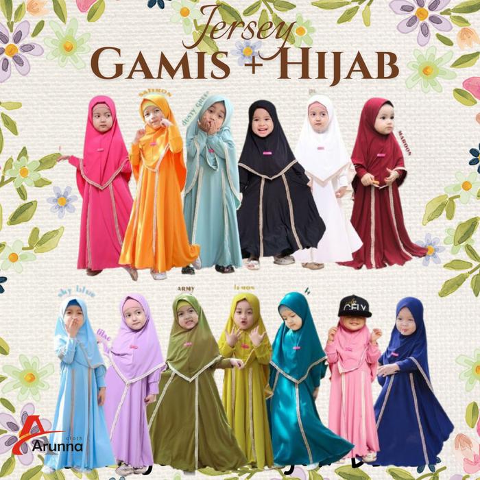 Baju lebaran anak perempuan 2025 Gamis Anak Perempuan Viral di tik tok