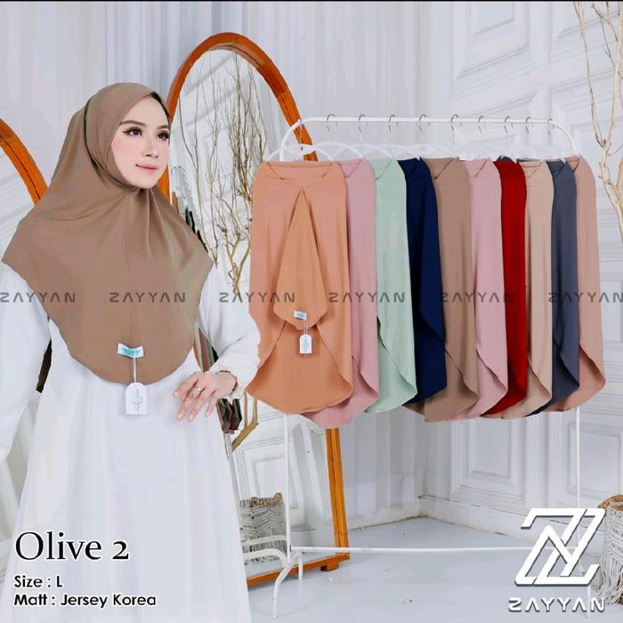 Hijab Instan Zayyan Olive 2