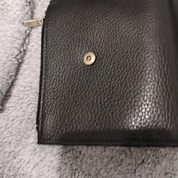Lightly Used Longchamp Dompet Hitam Kulit Original Promo