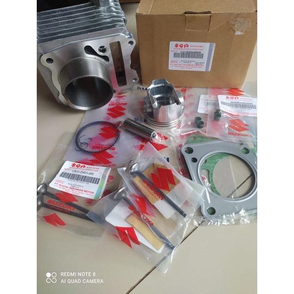 CUCI GUDANG CYLINDER BLOK SEHER KOMPLIT SUZUKI SATRIA FU OLD/FU KARBU/ORI SCEM