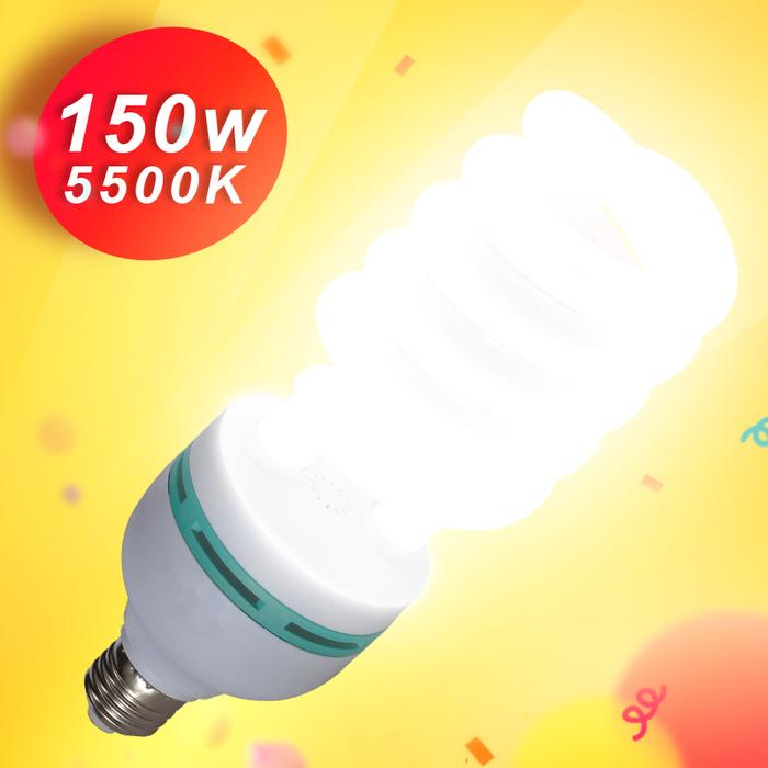 150W Photographic Lighting LED Bulbs 135W 45W E27 Base 5500K Lamp