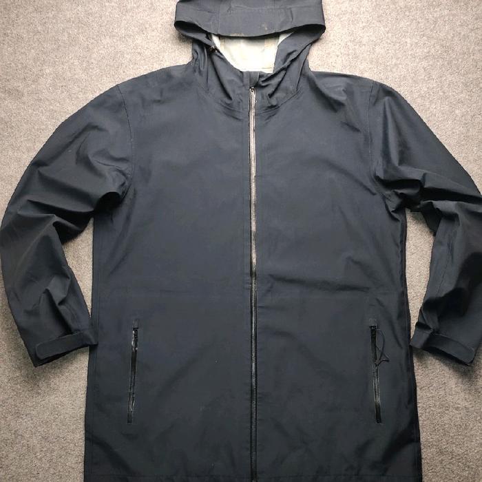 Jaket Muji Blocktech Outdoor Waterproof Navy 1812