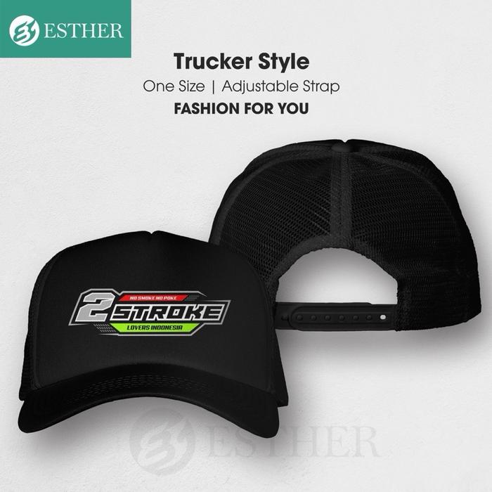 TOPI TRUCKER JARING 2 STROKE LOVERS INDONESIA