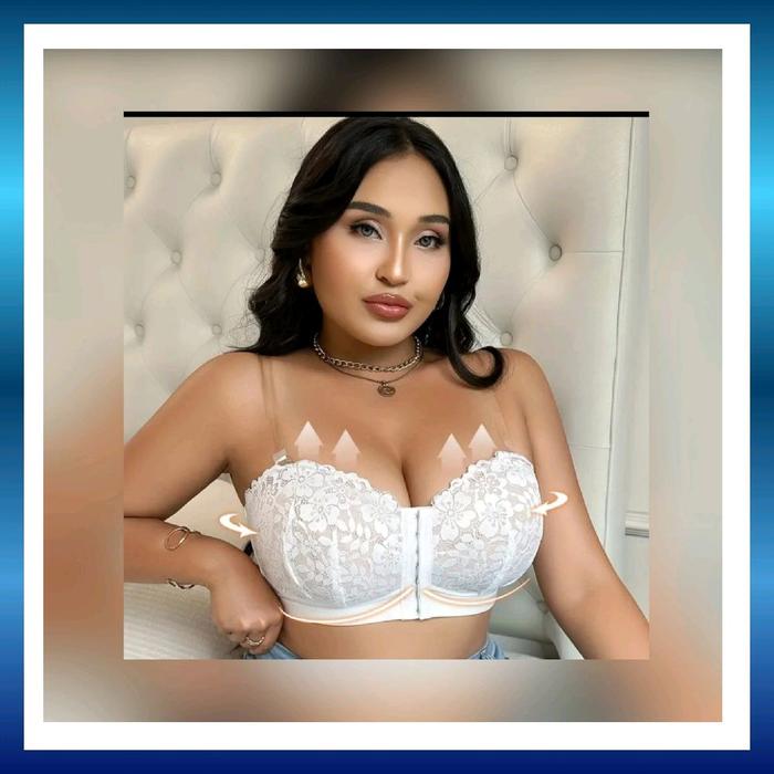 Bra Kemben Super Jumbo Tanpa Kawat Brokat Premium Lembut Nyaman untuk Wanita PD Besar Lingkar Dada 1