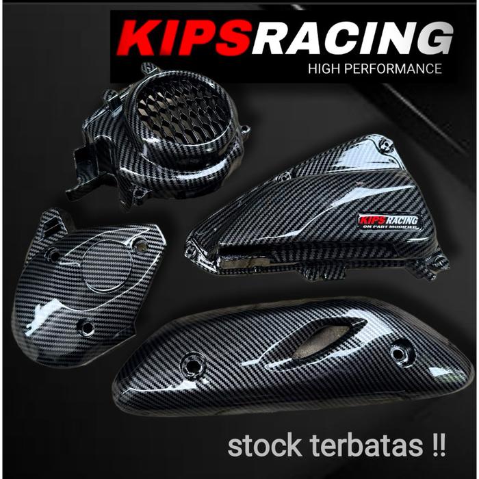 NEW!! READY!! PAKET CARBON SCOOPY PRESTIGE 4 PCS ▪paket carbon Scoopy prestige 2021/2022 wtp carbon 