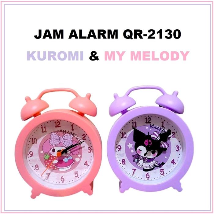 Jam Fashion Alarm karakter sanrio QR-2130 Jam Meja Beker/Weker clock