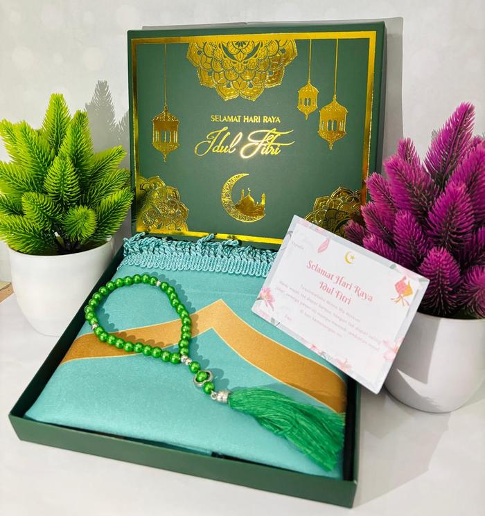 Hampers Sajadah Tasbih Hampers Lebaran Box Premium Hampers Idul Fitri Eid Mubarak