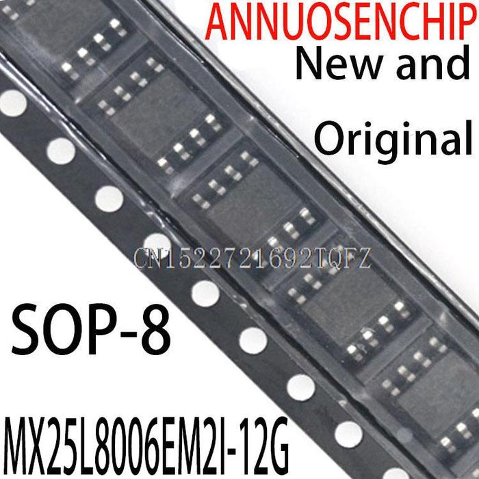 50PCS New and Original  MX25L8006E M2I-12G SOP-8 MX25L8006EM2I-12G