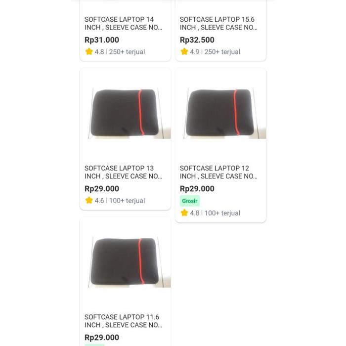 SOFTCASE LAPTOP 11.6 INCH, SLEEVE CASE NOTEBOOK 11.6" SOFT CASE