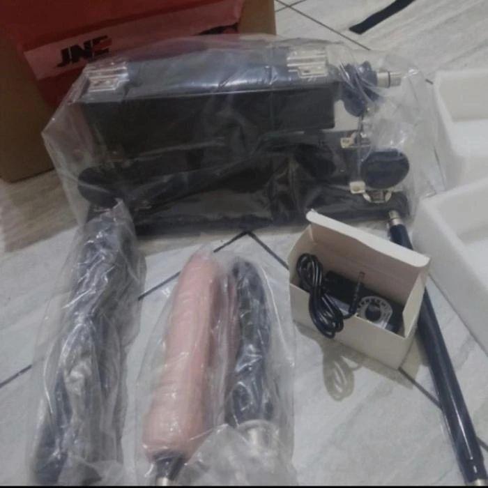 Funira Alat Bantu Privasi Terjamin Alat Telescopic Terapi Pijat Massage Gun Machine Wanita Fullset K