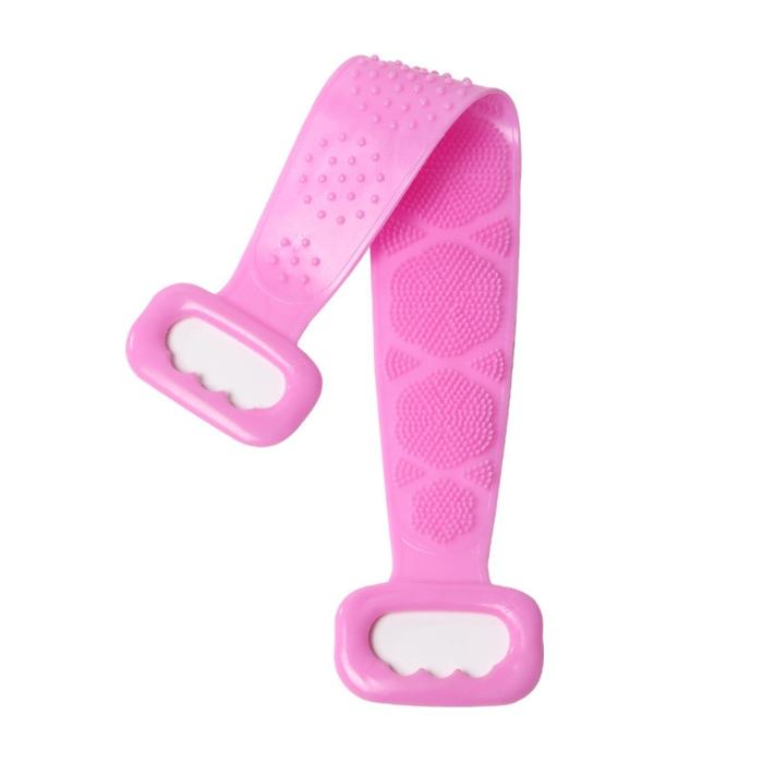 Back Massage Double-sided Towel Rubbing Mud Rubbing Ash Back Silicone