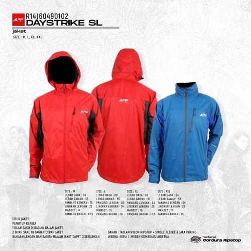 JAKET AREI DAYSTRIKE ORIGINAL | JAKET REI JAKET GUNUNG JAKET RIDING - Biru, Pria Wanita