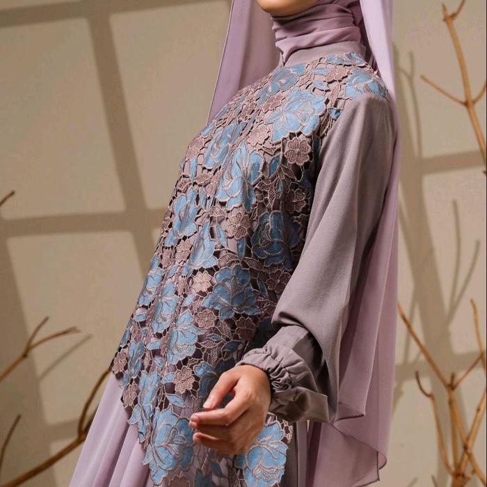 gamis ganesha bordir brukat gaun