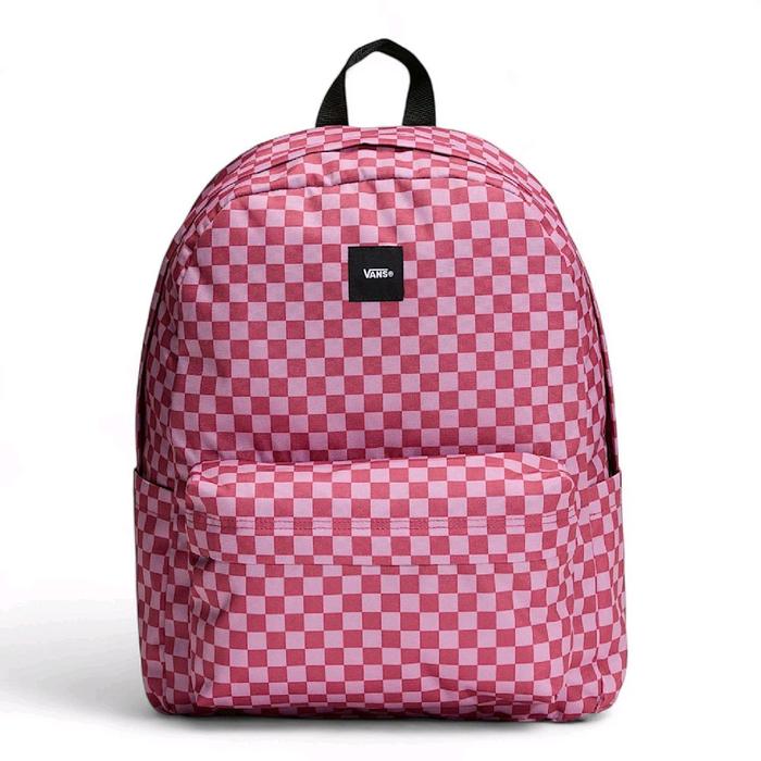 Vans Old Skool Checkerboard Backpack Mauvewood Pink