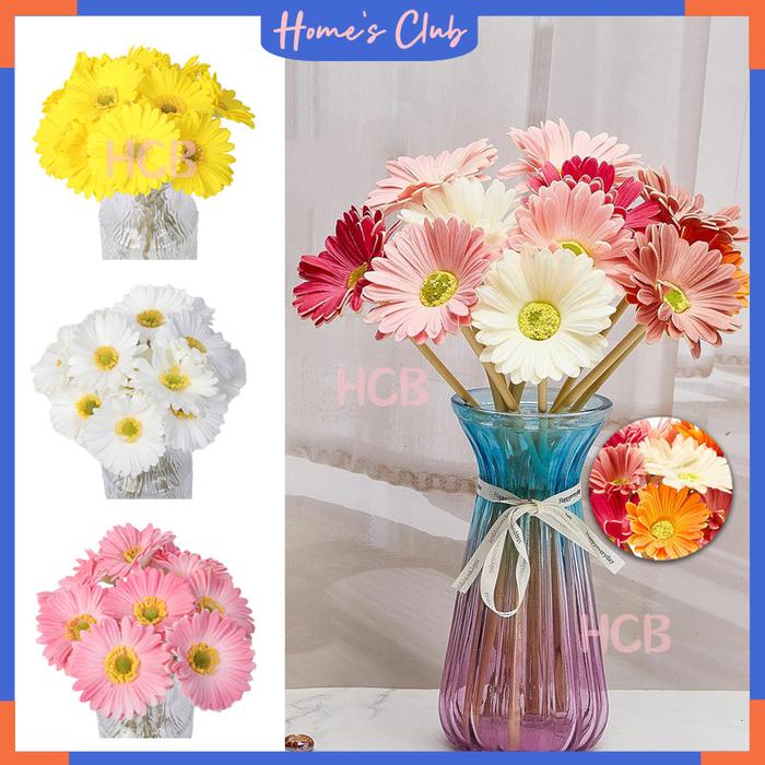 Bunga Daisy Gerbera / Latex Artificial Bunga Daisy / Bunga Daisy Latex