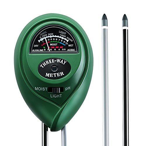 Ready Stock Pengukur Ph Meter Tanah 3 In 1 Mediatech Soil Meter Soil Moisture Tester Ph, Moisture, L