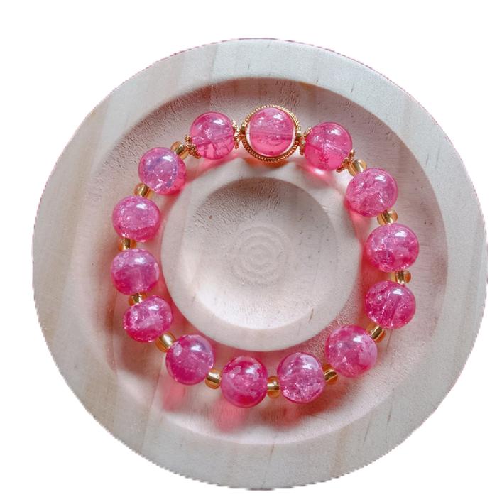 gelang manik manik kristal 10mm